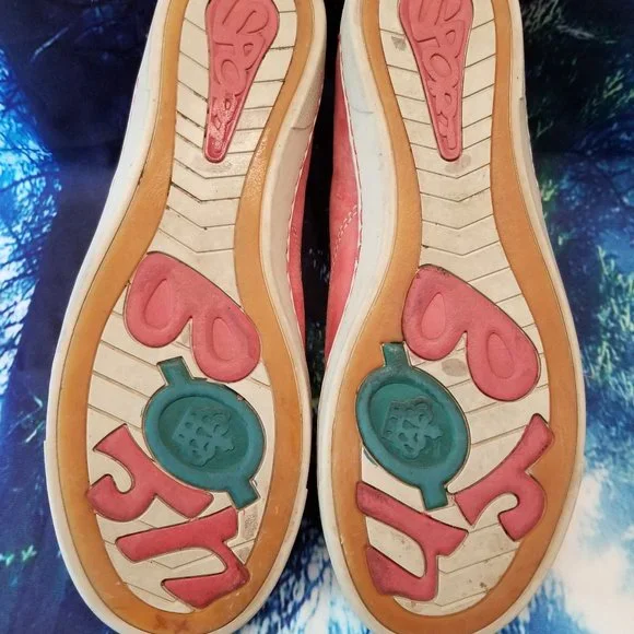 Born Salmon Suede Leather Lace-up Oxfords Flats Women's Size 9.5 / 41 - Picture 2 of 9